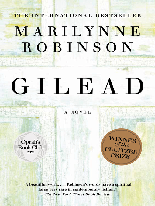 Title details for Gilead by Marilynne Robinson - Available